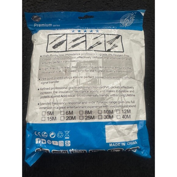 Premium Audio/Video Cable Bundle - RCA & Digital Optical - Picture 2 of 4